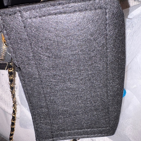 Fendi Brown and Black Striped pouch - with insert, chain and bag prot - Picture 11 of 11